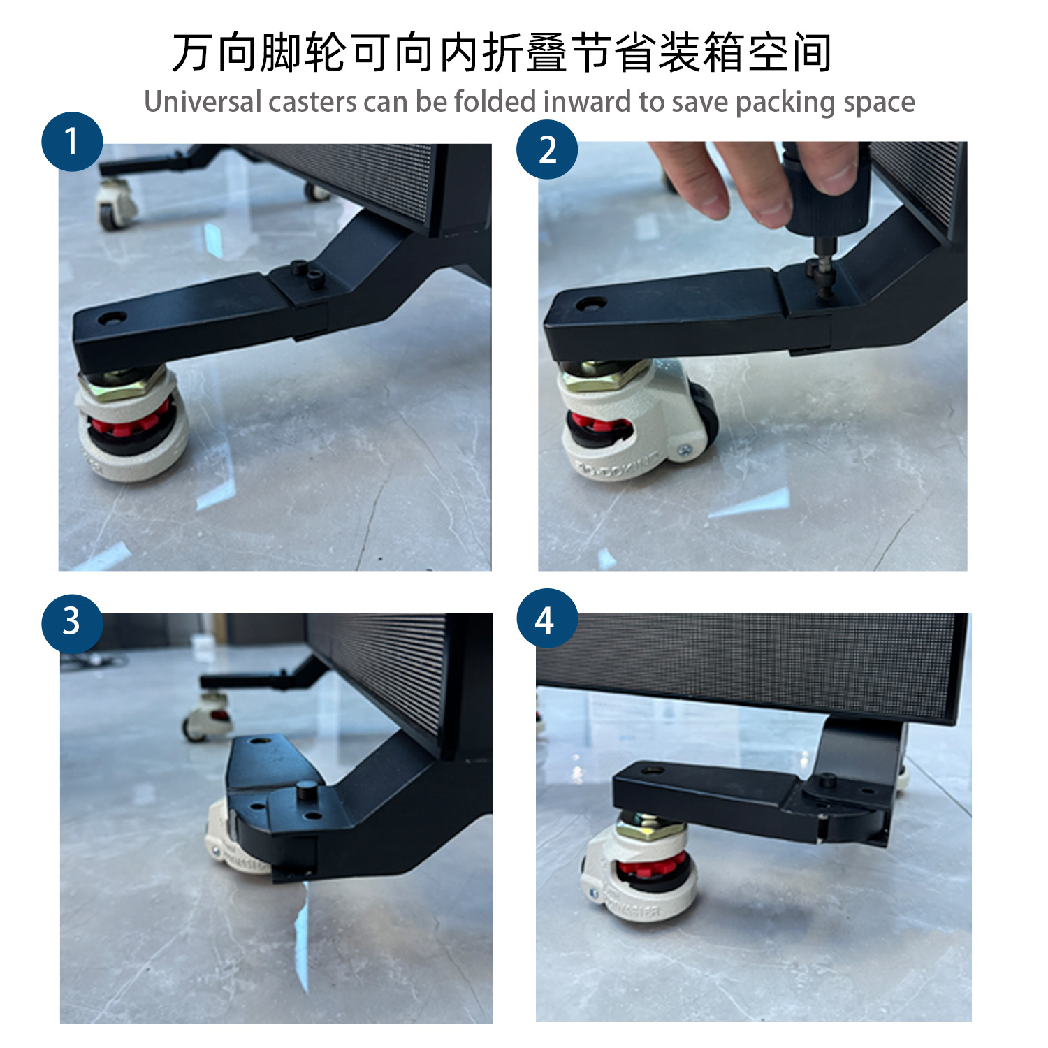 Máquina de publicidad al aire libre LED Pantalla de cartel móvil portátil a color completo Máquina de publicidad de centro comercial Pantalla de LED al aire libre