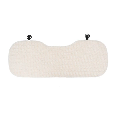 Plush Comfortable Car Seat Cushion, Seat cushion, seat cover - beige-houndstooth-seat-cushion-rear