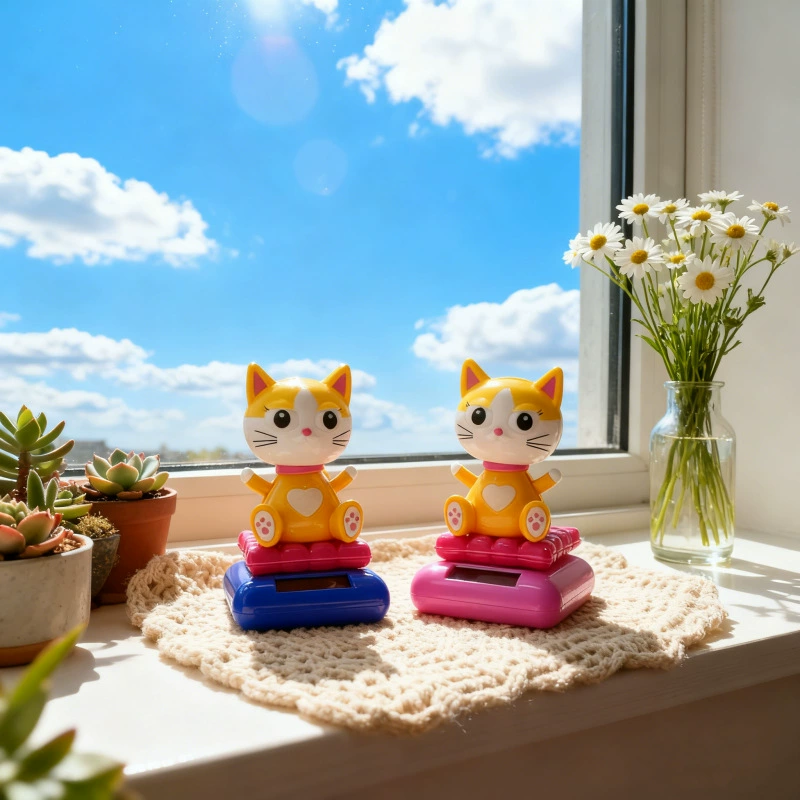 Трансграничные солнечные украшения милые богатые кошки украшения креативные автомобильные принадлежности украшения манят кошачьи ремесла