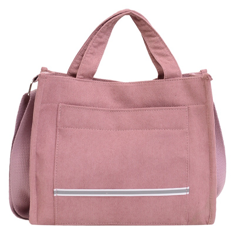 Women's Bag Corduroy 2024 New Small Square Bag Japanese Sweet Personalized Handbag Single Shoulder Crossbody Bag Dropshipping