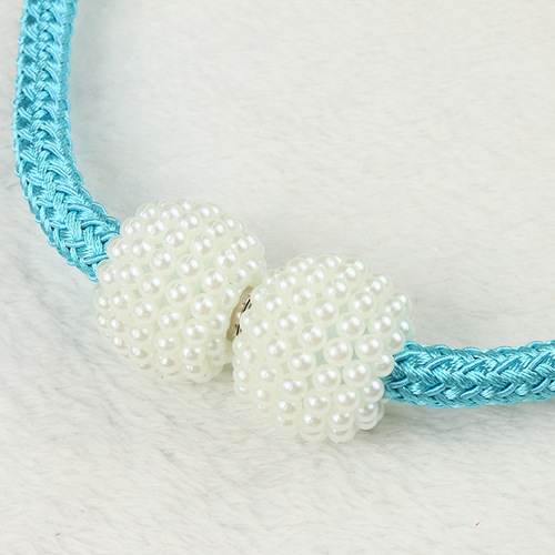 Pearl Magnetic Curtain Clips Creative No-Damage Curtain Ties Accessories Binding Rope Curtain Fasteners