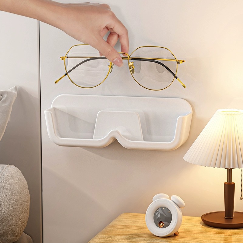 Glasses storage rack bathroom bedside anti-pressure wall-mounted sunglasses sunglasses display props myopia glasses frame display stand