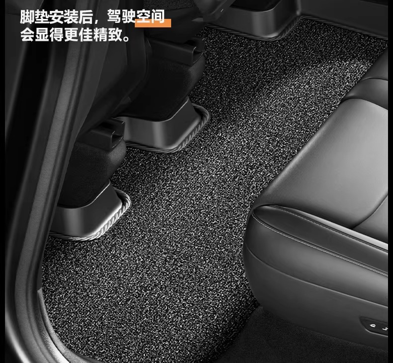 Suitable for the New Tesla Model 3Y Special Floor Mats, Tesla Full-Coverage Floor Mats, Tpe Car Accessories Wholesale