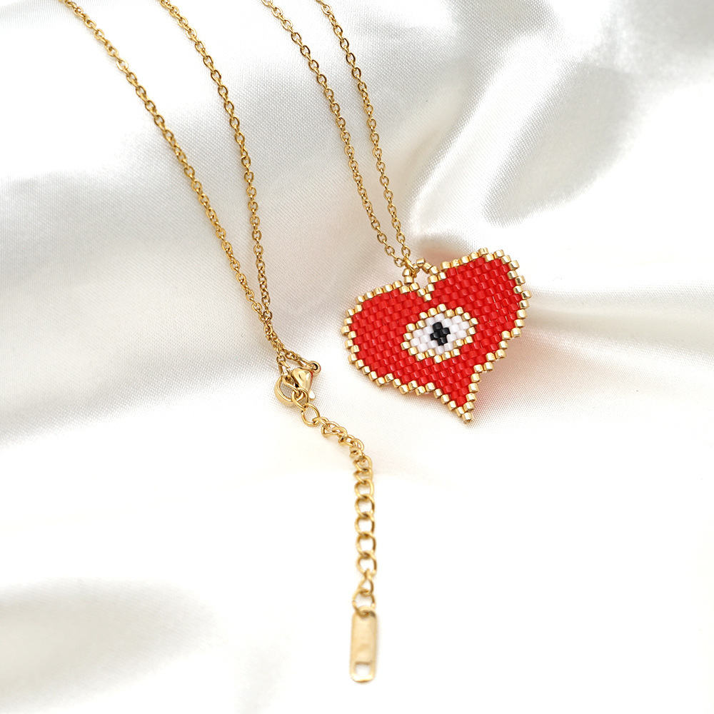 Miyuki Bead Eye Necklace