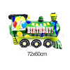 Big fire train, tools set, transport, airplane, balloon, evening dress, decorations, toy, fire truck