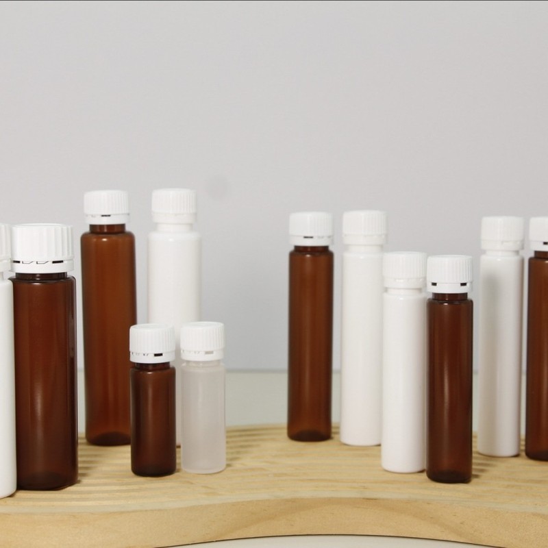 卸売プラスチックPP経口液ボトル食品グレードブラウンヘルスケア製品1020253050mlボトルPP高温耐性|undefined