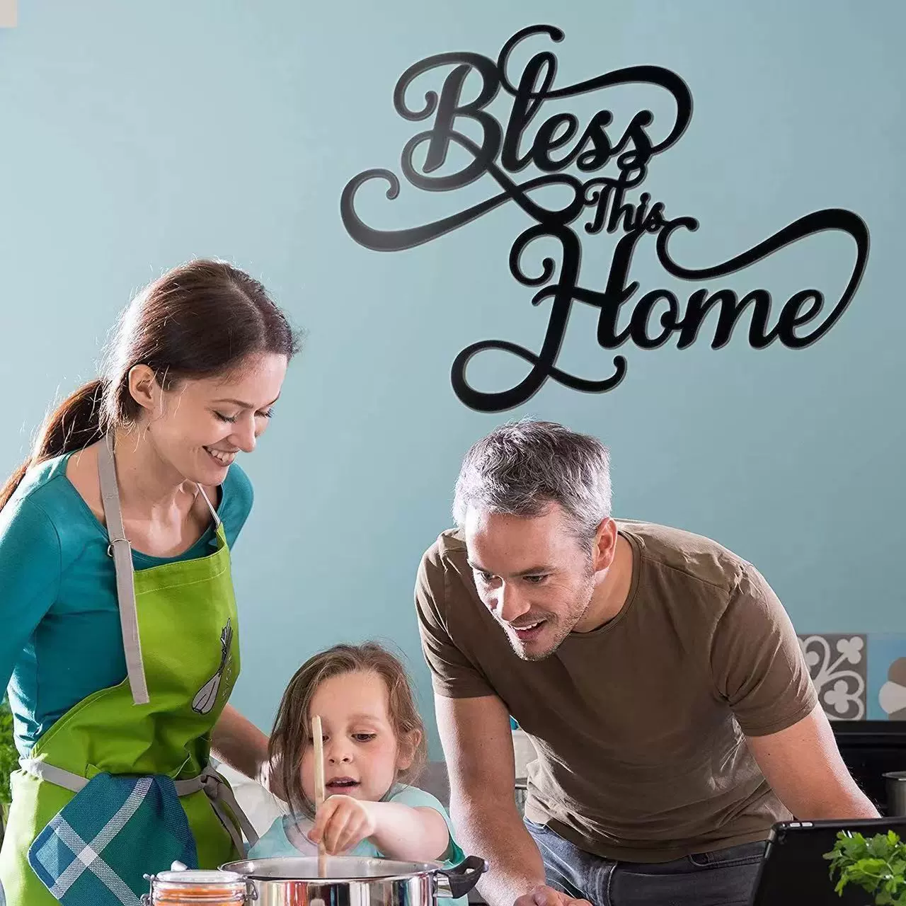 跨境亚马逊英文字母墙面装饰激光切割铁艺剪影壁饰美式风格家具