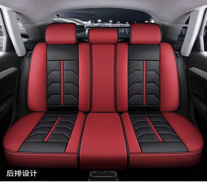 New All-Season Universal Full Leather 3D Fully Enclosed Breathable and Wear-Resistant Universal Five-Seater Car Interior Seat Cushion and Seat Cover