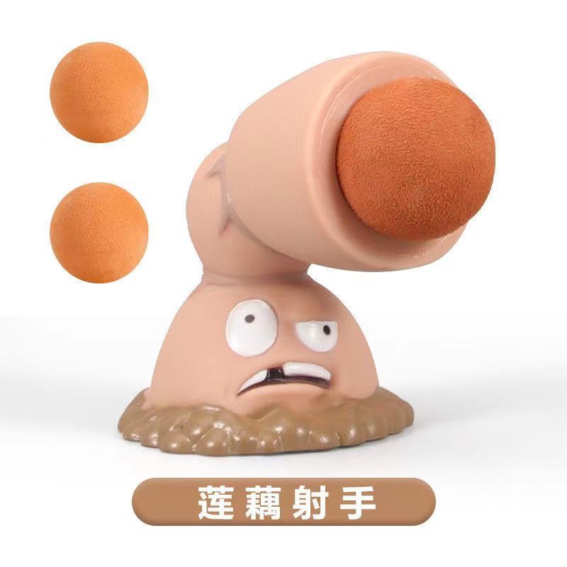 Plants vs. Zombies mecánicos genuinos a granel Gatling Pea Shooter catapulta vinilo juguete malvado dragón pequeño fantasma