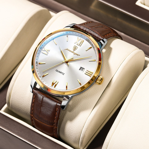 Swiss brand ultra-thin men's watch waterproof luminous quartz watch live foreign trade dropshipping