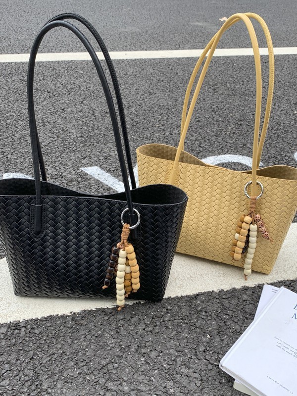大容量子母包女秋百搭2025新款简约休闲单肩包质感上班通勤托特包|undefined