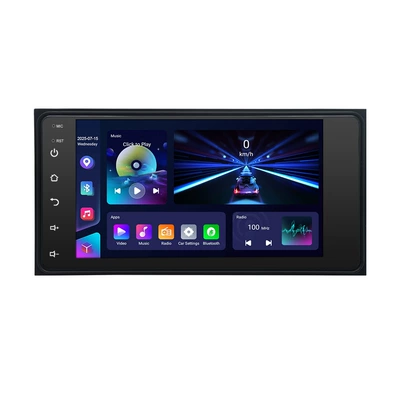 Suitable for Toyota Car Gps Navigation All-In-One Device, Corolla, Old Vios, Corolla, Smart Navigation Universal Device (DVD Navigation) - 1g16g-7inch