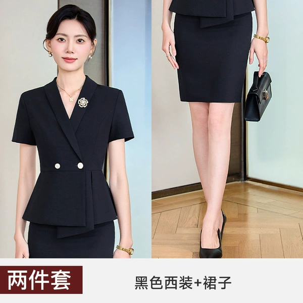 Classic suit jacket, skirt
