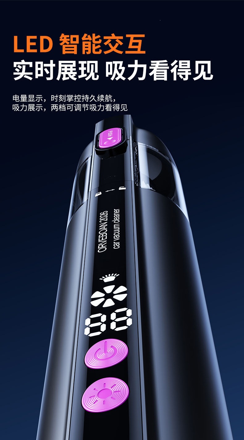 New Car Vacuum Cleaner, Multifunctional, Powerful, Wireless, Super Suction, Handheld, Small, Household, High Power