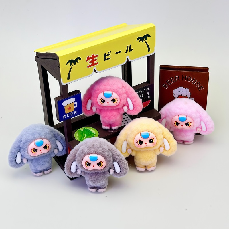 植毛人形 3 歳のかわいい人形装飾品 diy ジュエリーアクセサリーブラインドバッグキーホルダーペンダントデスクトップ装飾装飾品|undefined