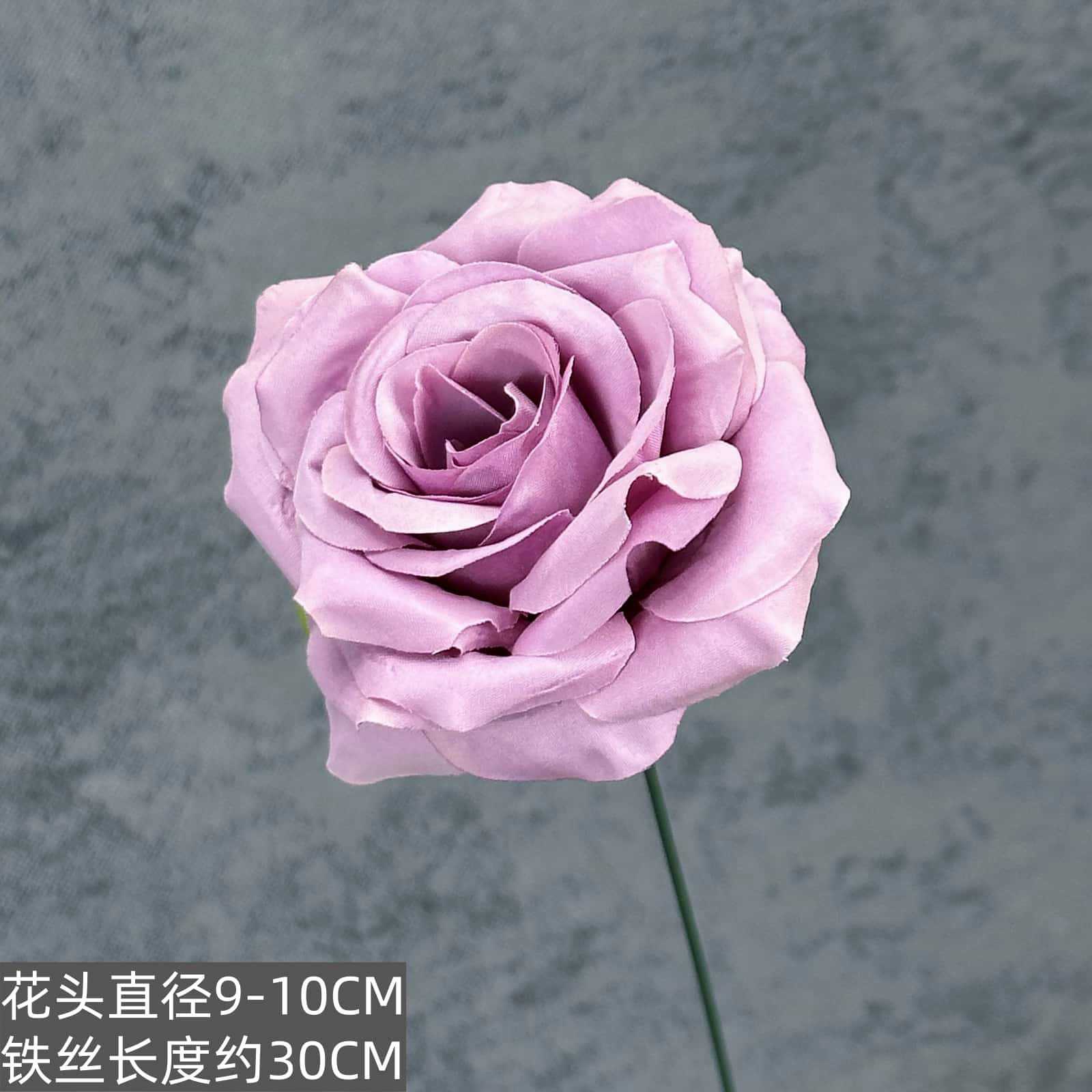 Silk cloth-Diamond rose row signature-Purple