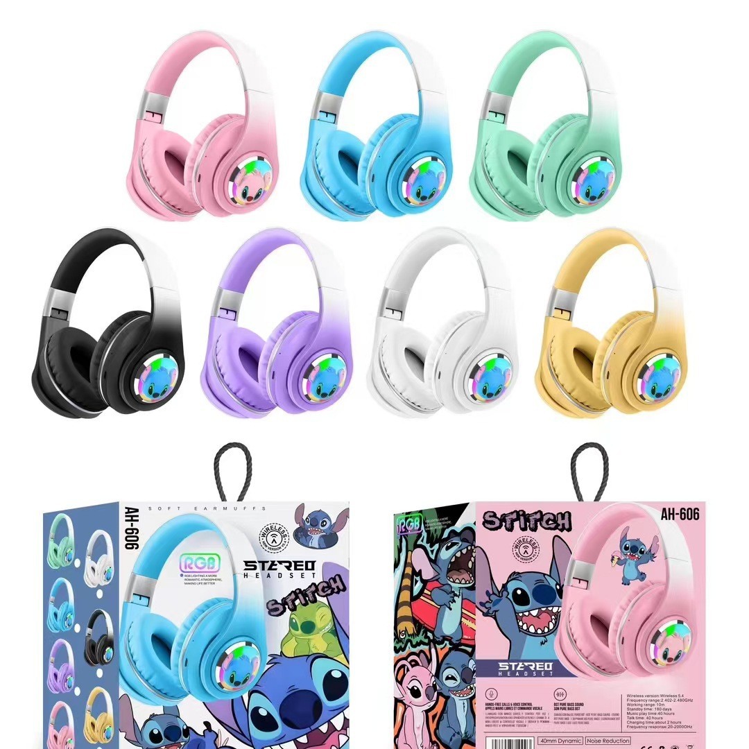 Cápsula espacial de comercio exterior Sticky Headset encantador auriculares Bluetooth de dibujos animados auriculares estéreo de música image 1