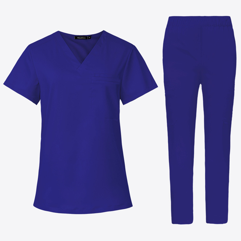 半袖医師看護師ペット歯科口腔作業服看護服手洗い服手術室ブラシ手服女|undefined