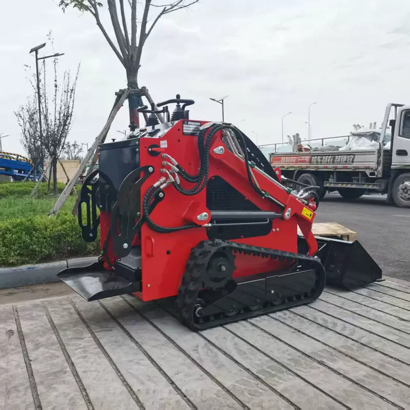 滑移装载机站立式小型滑移机多功能建筑工地轮式履带装载铲车