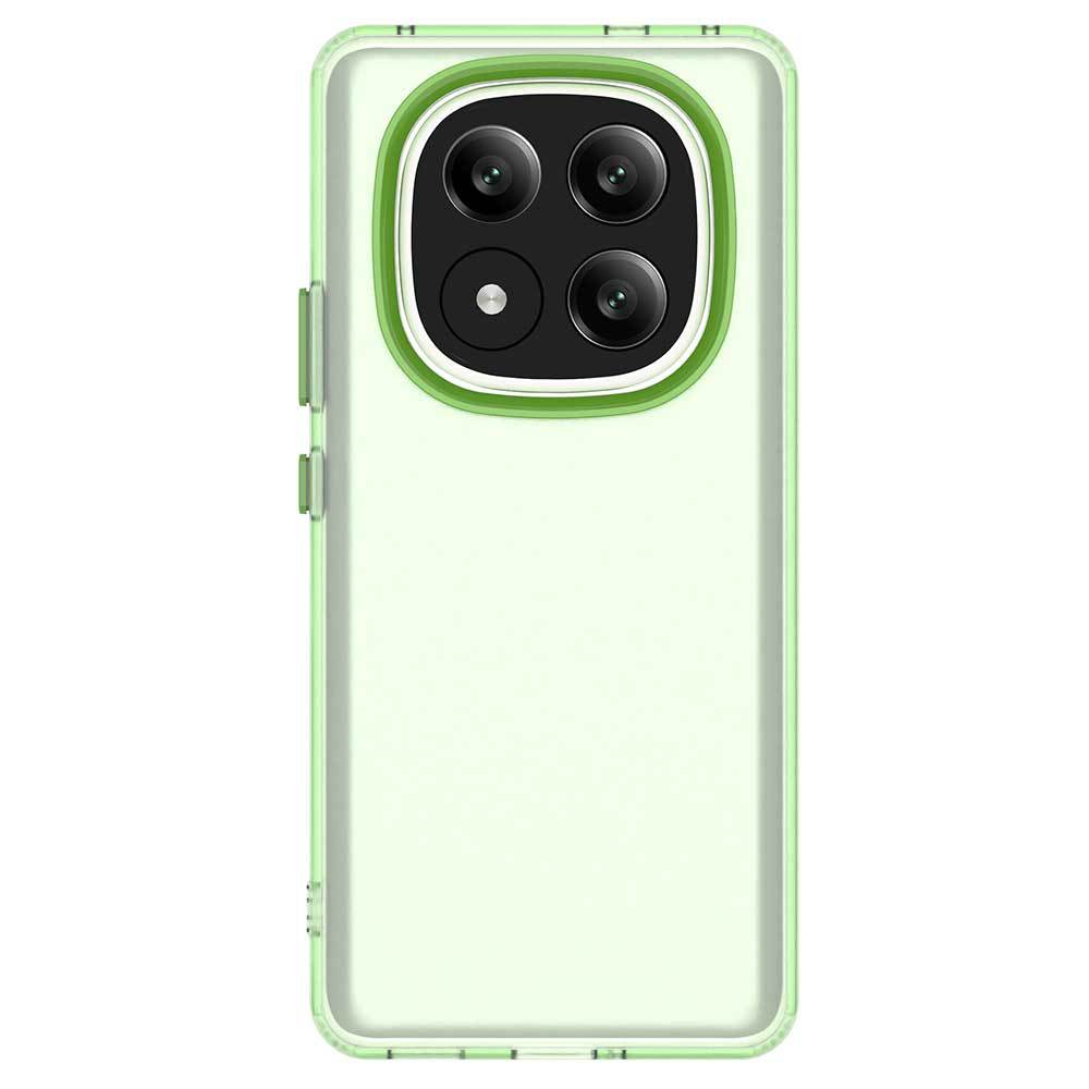 Aplicable para el arroz rojo Note15Pro + caramelo piel esmerilado caso de teléfono móvil A5 bolsa de aire a prueba de caída K80Pro funda