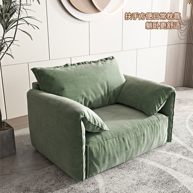 Elefante oreja sofá italiano minimalista Baxter tela sofá sala de estar pequeño apartamento Internet celebridad tecnología tela sofá