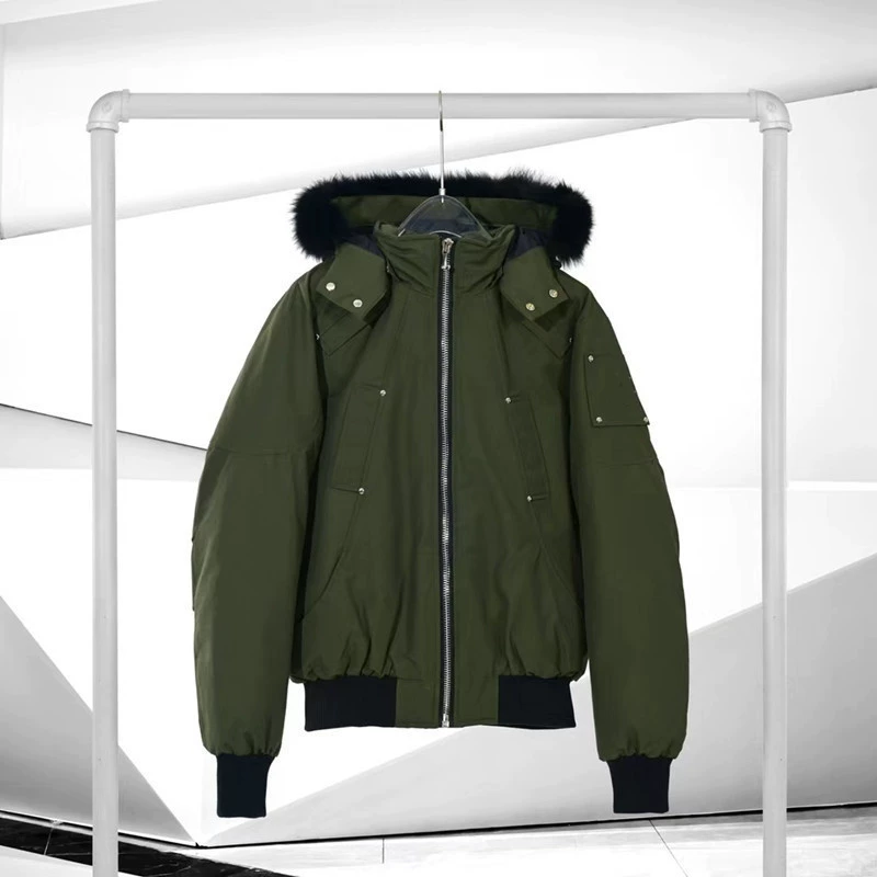 Модель 02: Мужской топор Palm с натуральным мехом