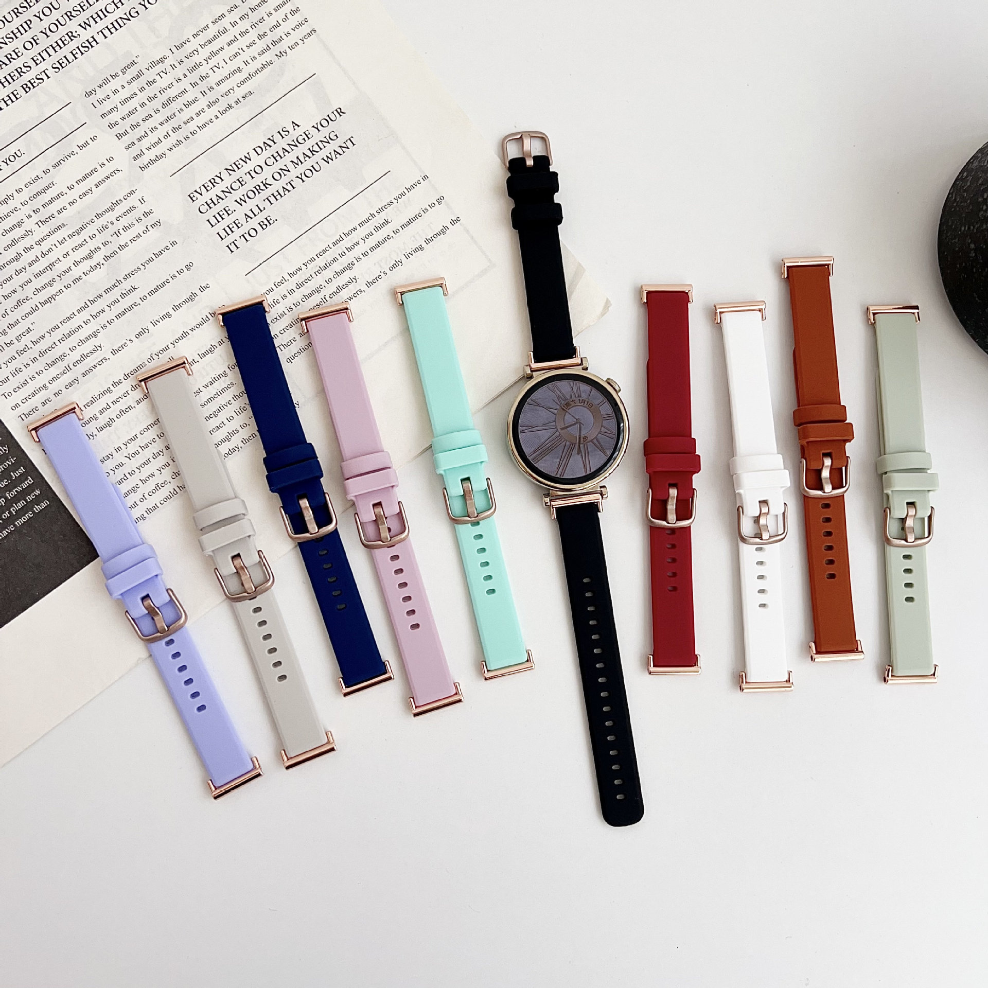 Applicable Huawei GT4/3/2Pro watch strap Watch4 fine silicone FIT3…