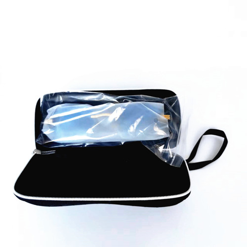 New EVA zipper box sunglasses box universal portable anti-pressure anti-fall large capacity fashionable black sunglasses box