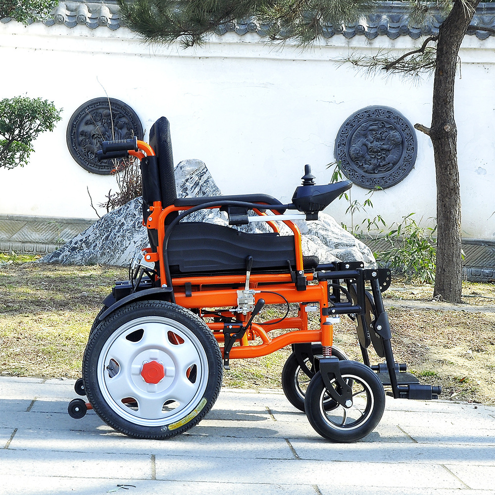 Electric Wheelchair Manufacturer for the Elderly, Fully Automatic Foldable Lightweight Mobility Scooter with Smart Lithium Battery