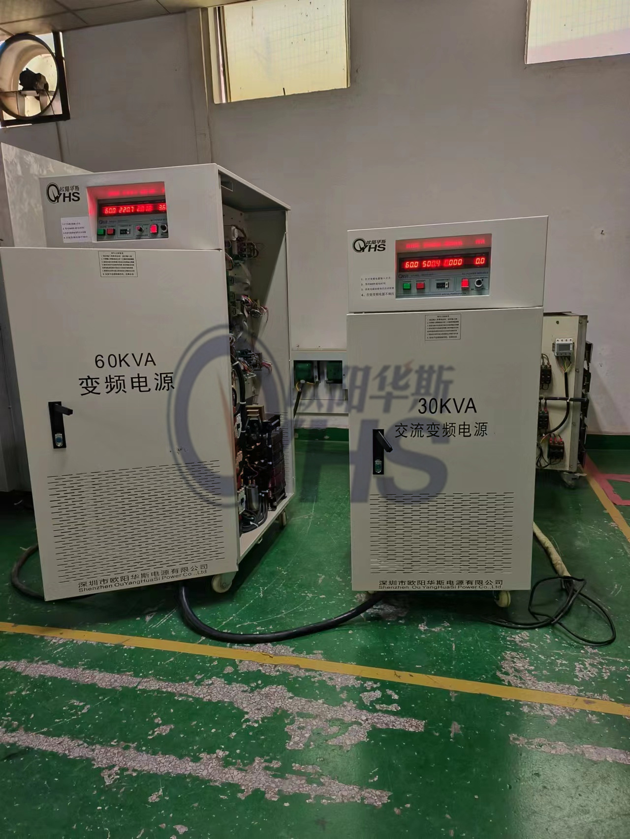 ŷ����˹����60KVA��Ƶ��Դ������ͨ��30KVA��Ƶ��Դ�������