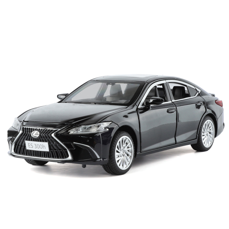 1:24 Lexus Es300H Alloy Car Model Pull Back Sound and Light Classic Model Collection Chenghai Wholesale