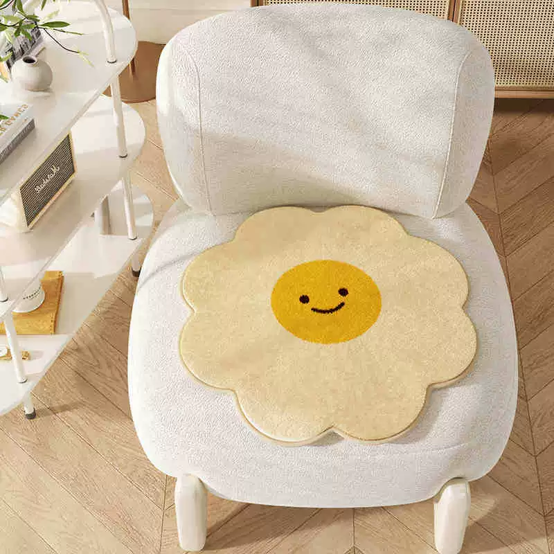 Цветочные коврики для стульев домашний ленивый диван подушки четыре сезона универсальные нескользящие коврики офисные стулья плюшевые подставки