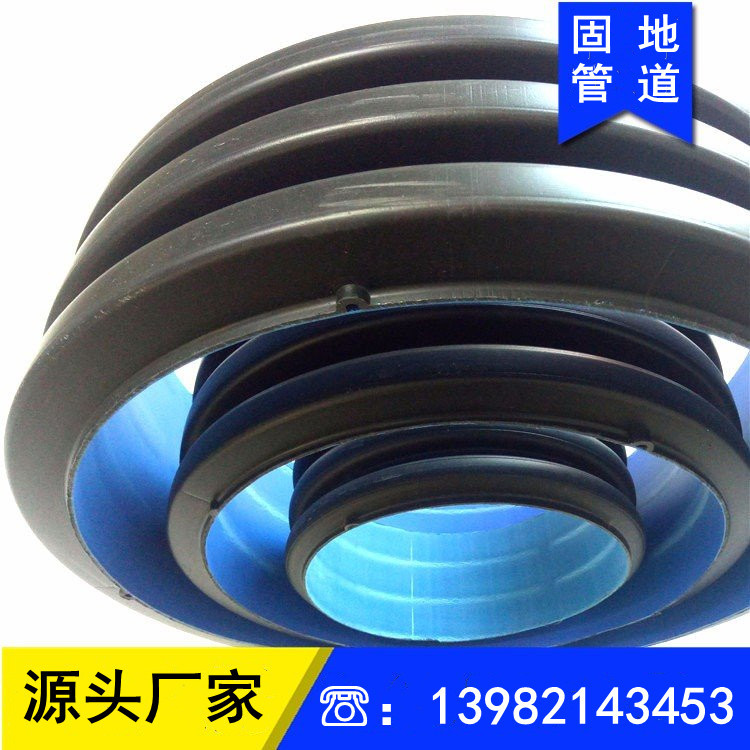 固地hdpe双壁波纹管环刚度pvc排水管塑料排污管厂家耐腐蚀HDPE