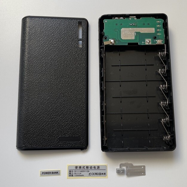 Factory Direct Sales of Spring-Loaded Welding-Free Mobile Power Supply Kits, 20000Mah Power Bank 6-Cell 18650 Shell Materials Factory Direct Sales of Spring-Loaded Welding-Free Mobile Power Supply Kits, 20000Mah Power Bank 6-Cell 18650 Shell Materials