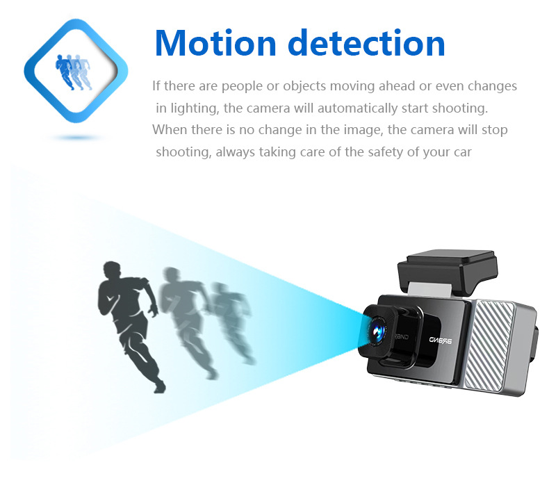 Cross-border new three-recording A8 driving recorder wifi mobile phone connection HD night vision three-lens wide-angle Cardvr