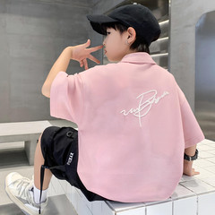 Boys' T-shirt for Summer: Trendy Short-Sleeve Tops – New Arrival POLO Shirts Perfect for Stylish Teens and Older Kids