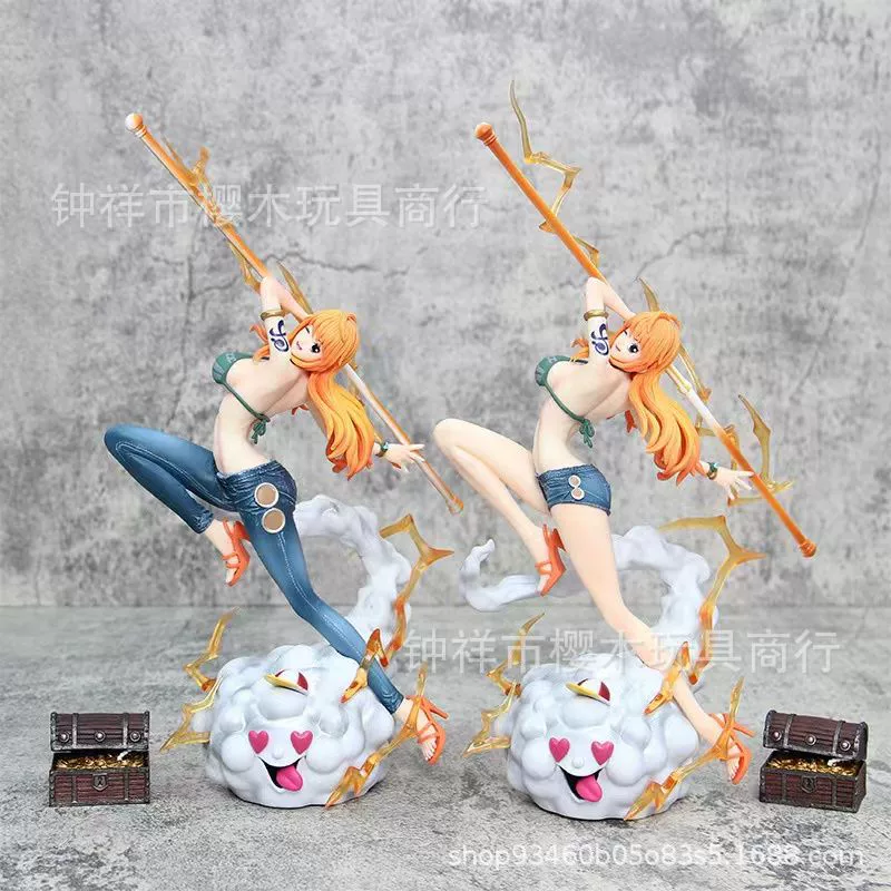Пиратская вещь One Piece IU Popmax резонанс Нами Шляпа из соломы GK сделанная вручную модель качания Нами офисная