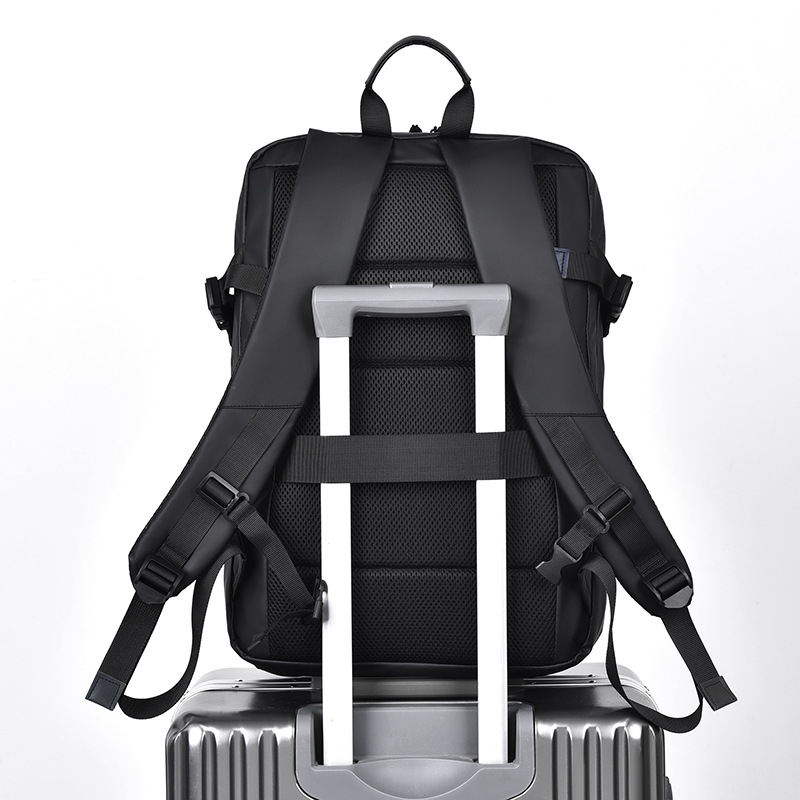 Mochila de negocios para hombres nuevos transfronterizos, ciclismo al aire libre, gran capacidad, bolsa deportiva para computadora de 17 pulgadas, mochila de viaje, marea