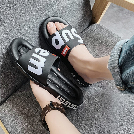 Vietnam New Large Size Slippers Home Sandals Slippers AliExpress Letter Slippers Summer Couple Beach Shoes Wholesale