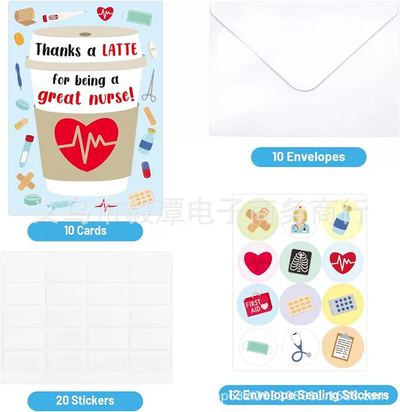 Postcard, sticker, 10 pieces, 20 pieces, 15 pieces