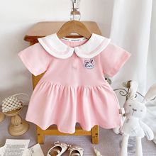 婴儿衣服短袖连衣裙夏装女宝宝女童童装淑女裙子洋气潮韩版新款裙