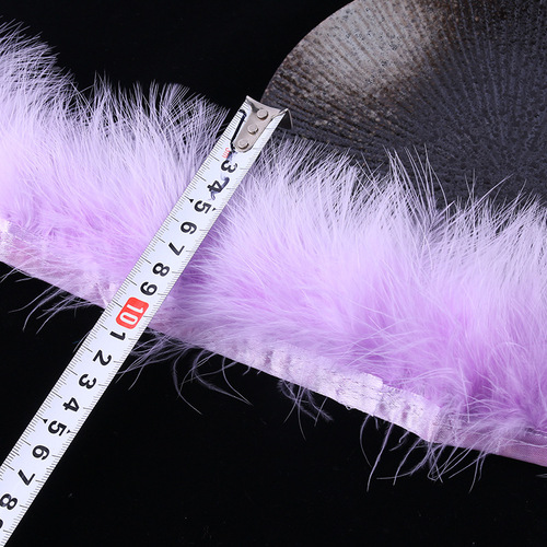 1meter DIY feathers Edge trim ribbon for dance costumes stage performance dress feather skirt wedding birthday party car anti-slip mat decoration DIY clothing accessories