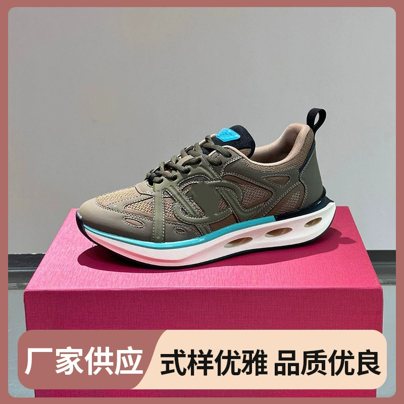 Высококачественная мужская повседневная обувь из натуральной кожи, сшитый холст