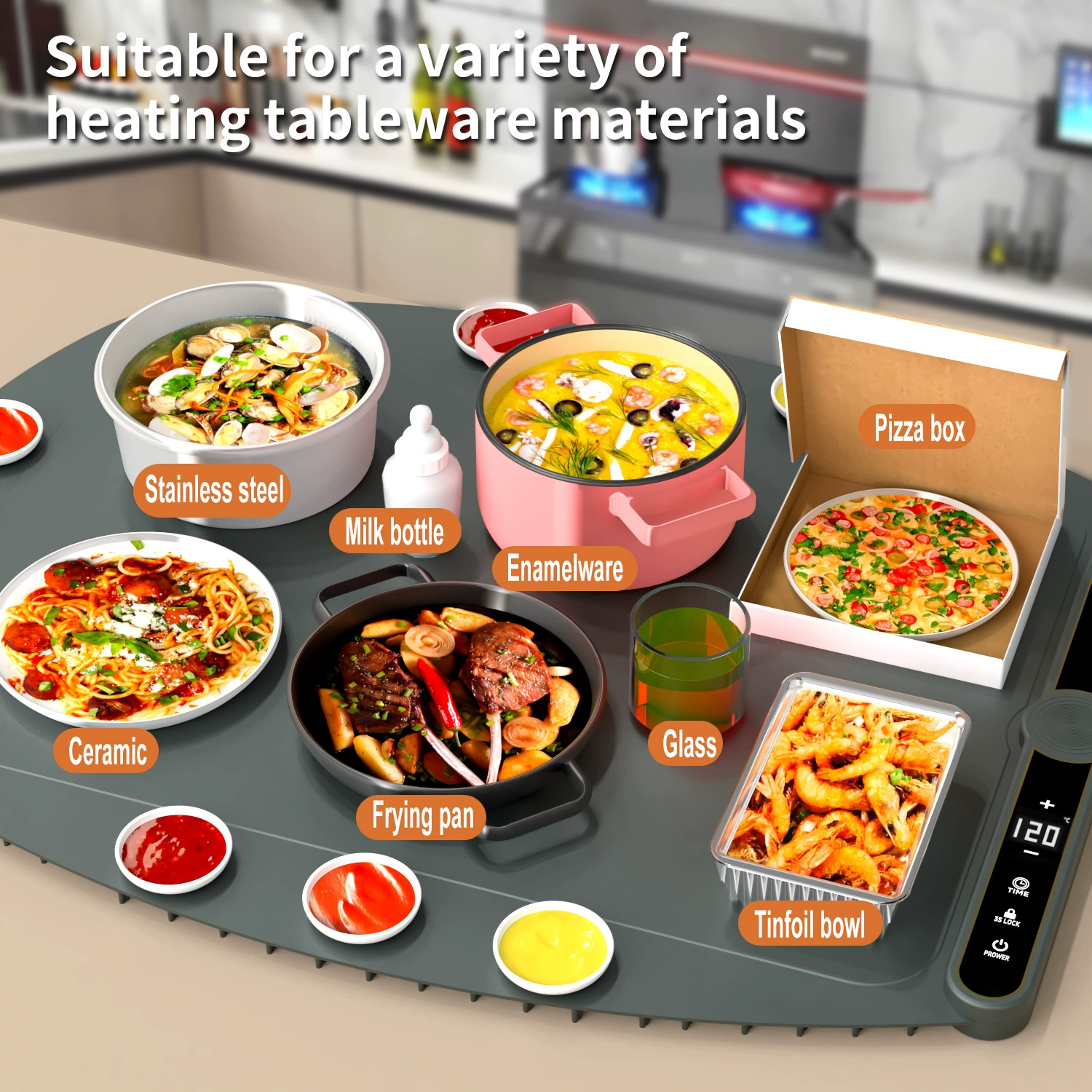 Smart silicone thermos for home use, (Cross-border trading), keeps constant temperature