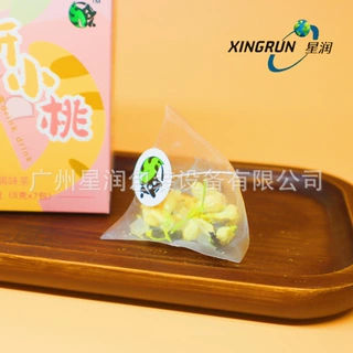 PLA过滤网尼龙袋 PLA三角立体袋可定制logo标菊花乌龙茶代加工