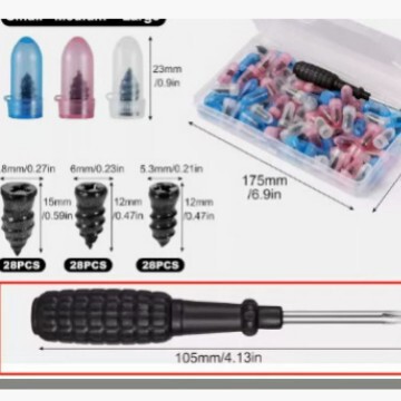 Cross-Border Special 1.8 Box Tire Repair Nail Vacuum Tire Repair Nail Small Car Electric Vehicle Motorcycle Electric Vehicle