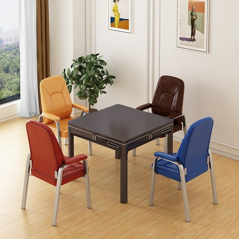 Mahjong chair, special chair for chess and card rooms, with armrests and backrest, comfortable for long-term sitting, dormitory soft-back chair Mahjong chair, special chair for chess and card rooms, with armrests and backrest, comfortable for long-term sitting, dormitory soft-back chair