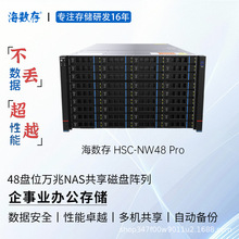 48盘位万兆企业办公磁盘阵列，多人共享存储服务器HSC-NW48 Pro
