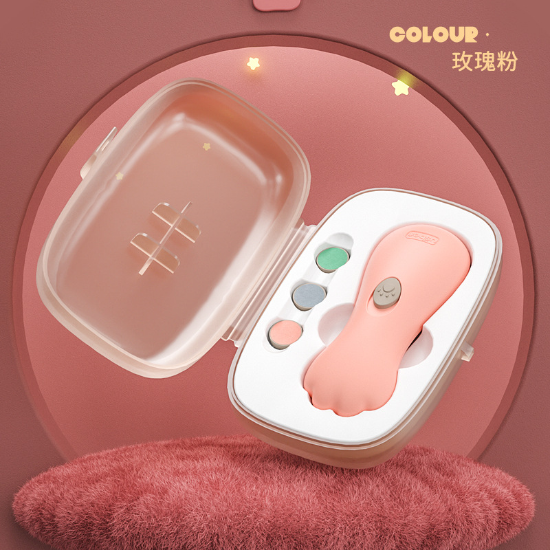 Children's electric nail scissors