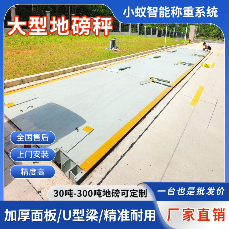 Industrial Floor Scale 120t Ton Intelligent Weighing Truck Scale 20m Logistics High-Speed Customs Terminal Large Floor Scale Manufacturer